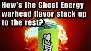 Flavor taste test review: Ghost Energy Warhead Sour Green Apple