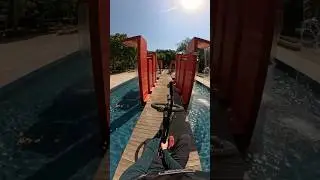 Japanese vibes in Tbilisi #mtb #wheelie
