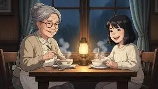 Preparing Breakfast in Grandma's Cottage 🍳|  Stormy Day Routine (Ghibli Inspired) #ghibli