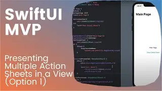 SwiftUI: Presenting Multiple Action Sheets in a View (Option 1)