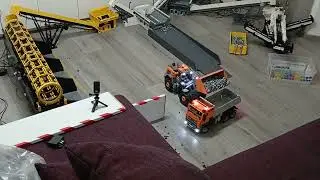 1.Testdurchlauf mit der gesamten Anlage