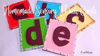 Homemade Alphabet Sensory Card