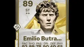 89 Emilio Butragueno Icon SBC player review EAFC 25 ultimate team Spain