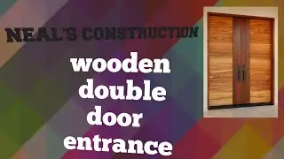 #wooden door #double wooden door  WOODEN DOUBLE DOOR FOR FRONT ENTRANCE ( DOUBLE PANEL DARWAZA)
