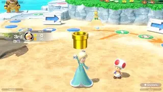 Mario Party Superstars #377 Yoshi's Tropical Island Rosalina vs Wario vs Waluigi vs Birdo