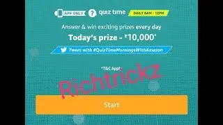 Amazon Quiz Answers Today | Oct - 10 | Win 10000Rs pay Balance | All answers