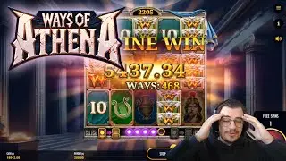 Divine Strike! 629X Win on Ways of Athena