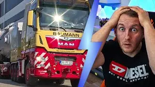 1000 Tonnen! Der STÄRKSTE MAN TGX 8x6 Deutschlands - M4cM4nus reagiert auf Schwerlasttransport