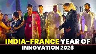 PM Modi & Macron at India-France Year of Innovation & Cultural Commemoration at Gateway of India
