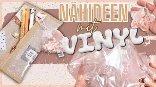 🧵SCHNELLE Nähideen mit VINYL // 🌟tolle Mäppchen und Anhänger 😍
