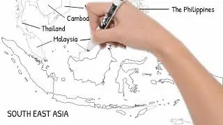 The location of Indonesia. Introduction to GCSE Geography case study of Indonesia.