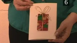 How To Create An Xmas Card Using Wrapping Paper