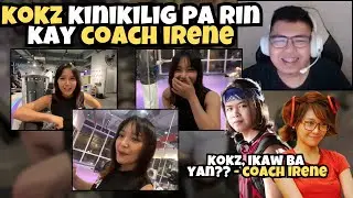 KOKZ KINILIG AT NAPA-OFF CAM HABANG NANONOOD KAY COACH IRENE | KINIKILIG PA RIN | KUKUYS GYM IRL