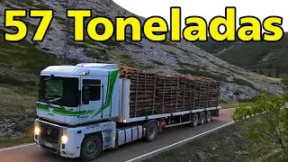 🚚TRANSPORTE de MADERA en ROLLO - 57 toneladas