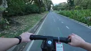 ปั่น e-bike anywheel ในสวนเบญฯ ช่วยเรื่องออกตัวตอนเบรกตรงทางม้าลายบ่อยๆ