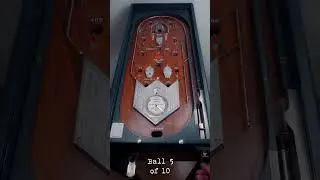 Gameplay of a 1934 Daval American Beauty pinball machine
