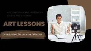 You can offer art lessons to adults and children-art lessons