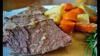 MOM's Stove Top Beef Pot Roast with Potatoes and Carrots