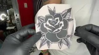How to put stencil on elbow / Tagalog / Elbow tattoo