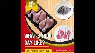 Buy Fresh Chicken Fish Seafood Mutton organic eggs online in bangalore from freshores #Shorts