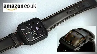 MroTech $20 AMAZON Genuine Leather Apple Watch Strap series 1-5 44mm 42mm.