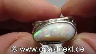 Kristallopal-Ring, Opal Ring 000884 r
