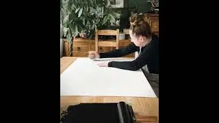 &lsquo;Behind the Leaves&rsquo; Large Linocut Print