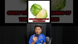 Guess The English Name Of Vegetables 😱🤔