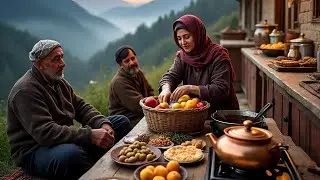 Hill Life Experience - Daily Life , Natural Beauty, Animal & Traditional Cooking, walnut tea 