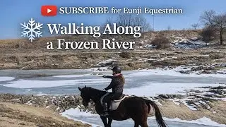 A Quiet Winter Walk Along a Frozen River #snow #winter #nature #relaxing #vietnam