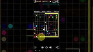 How To Solve Flow Free Pathway Pack Level 108 14x14 Harder&nbsp;Board Walk Through Solution Walkthrough
