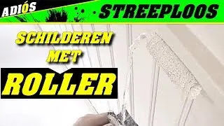 VERVEN MET ROLLER ZONDER STREPEN -Streeploos verven met roller en kwast doe je zo!