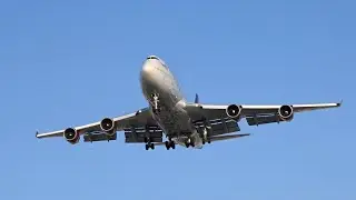 *Last Flight* Virgin Atlantic Boeing 747-443 (G-VROM) arriving & departing Las Vegas!