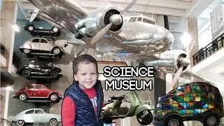 Learn about Cars and Airplanes for Kids | Visiting London Science Museum |