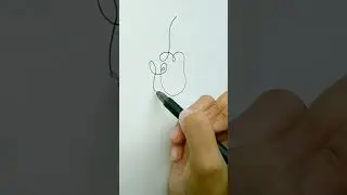 drawing without lifting pen 😨😨#shorts #fyp #art #viral