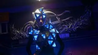 Trinity Mirror LED Pixel Dress | Infinity with no limits