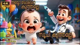 അയ്യോ ഡോക്ടറേ കുത്തല്ലേ സൂചി കുത്തല്ലേ | Baby Hospital Song | Malayalam Cartoon Song