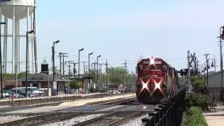 SOO LINE 4409 4438 6036 & CP8882 Lead Westbound Transfer at Franklin Park, IL