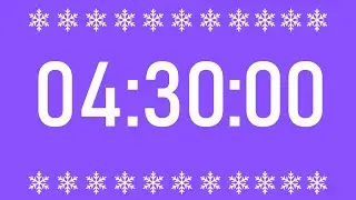 4.5 Hour Countdown Timer | 270 Minute Countdown for Study, Work, Focus & Productivity