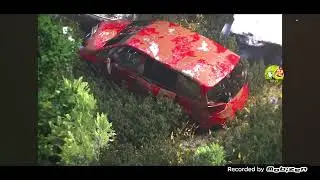 Woman survival Three Days Trapped in Car @zackdfilms crushing to the grass @NextAnimationNews