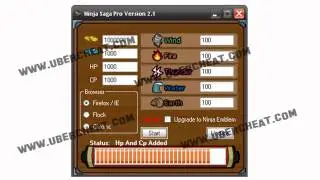 Ninja Saga Facebook Token(blue coin cheat) hack