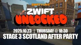 Zwift Unlocked Race, Stage 3 Scotland After Party