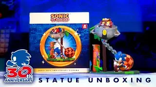 Numskull: Sonic 30th Anniversary: Sonic Statue Unboxing