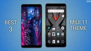 MIUI 11 Theme 2020 🔥I Top  Best  3 Dark Miui 11  Themes ever