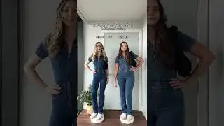 how the same outfit looks on 2 body shapes 🫶🏻