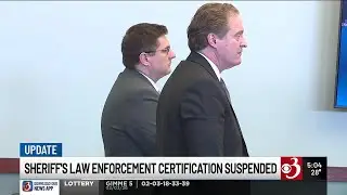 Windsor County sheriff's credentials suspended amid criminal investigation