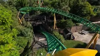 Cheetah Hunt at Busch Gardens Tampa Bay Front Row POV (Non copyright)