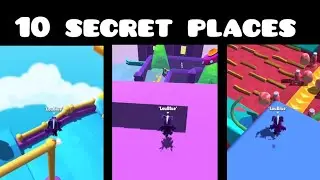 10 secret places in Stumble Guys. #stumbleguys