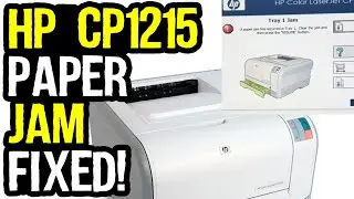 hp color laserjet cp1215 paper jam problem
