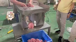 Transform fresh meat into perfect mince with ease. #meatchopper #meatmincer #meatmixer #meatprocess